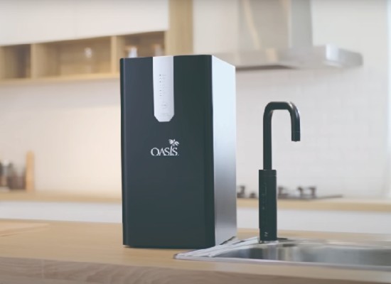 OASIS 黑色櫥下極奢氣泡三溫UVC飲水機 (含標準安裝)