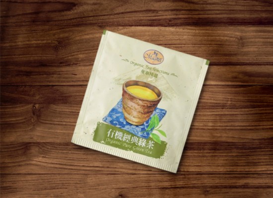 曼寧-有機經典綠茶包 (2G*100入/袋) 500包/箱