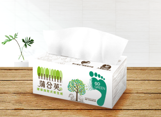 蒲公英 (環保)-抽取式衛生紙 100抽 (包)  75包/箱