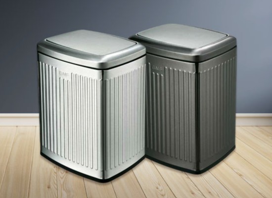 SF12-F10搖擺蓋長方型-房間垃圾桶 12公升