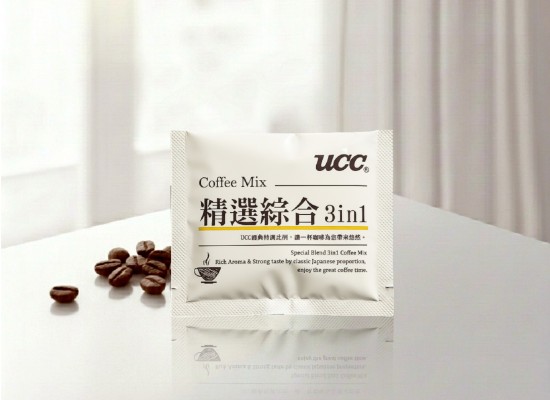 UCC精選綜合三合一咖啡包 13G